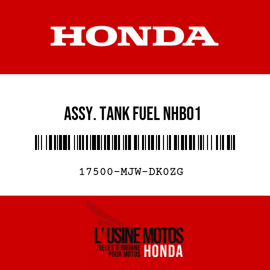 image de 17500-MJW-DK0ZG ASSY. TANK FUEL NHB01
