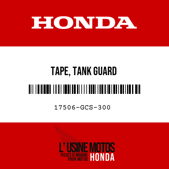image de 17506-GCS-300 TAPE, TANK GUARD
