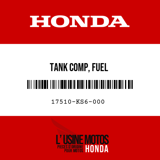 image de 17510-KS6-000 TANK COMP, FUEL