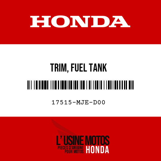 image de 17515-MJE-D00 TRIM, FUEL TANK