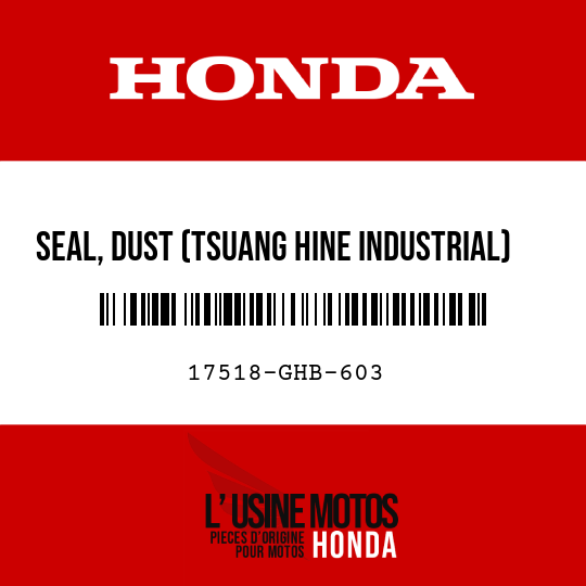 image de 17518-GHB-603 SEAL, DUST (TSUANG HINE INDUSTRIAL)