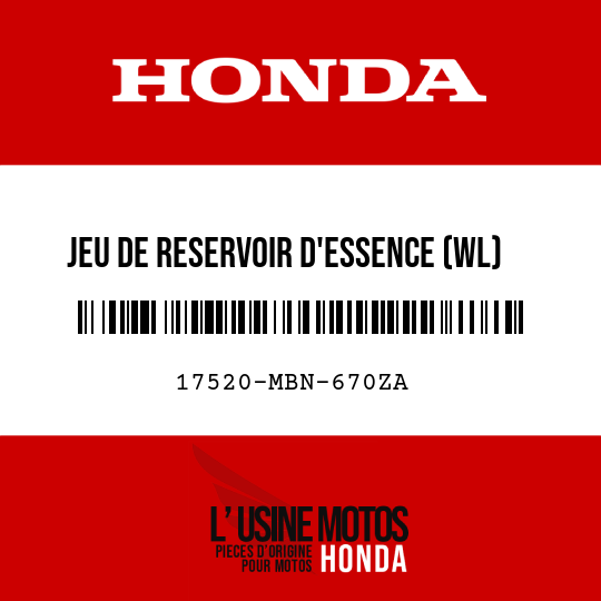 image de 17520-MBN-670ZA JEU DE RESERVOIR D'ESSENCE (WL) TYPE1