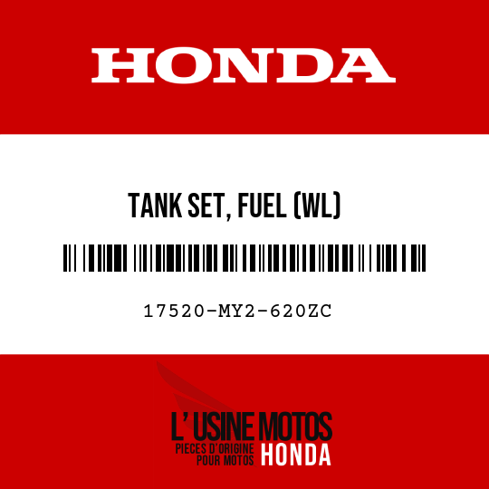 image de 17520-MY2-620ZC TANK SET, FUEL (WL)
