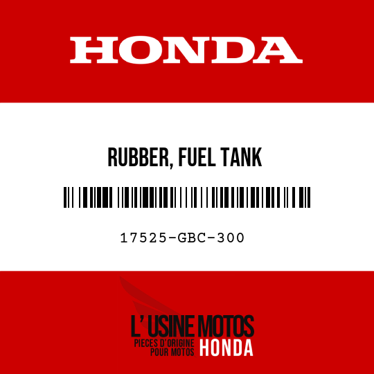 image de 17525-GBC-300 RUBBER, FUEL TANK