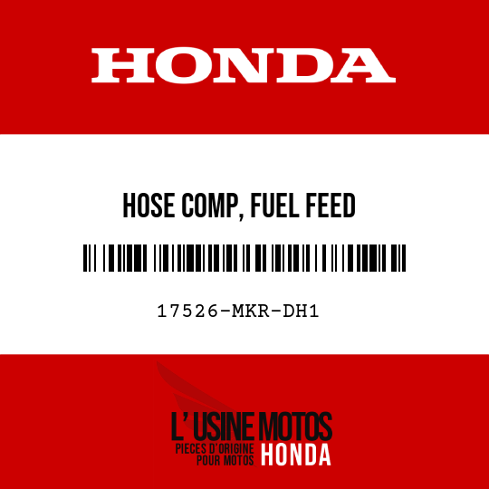 image de 17526-MKR-DH1 HOSE COMP, FUEL FEED