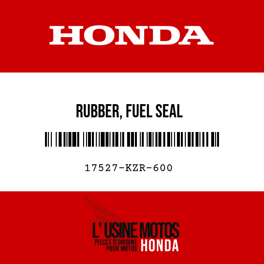 image de 17527-KZR-600 RUBBER, FUEL SEAL