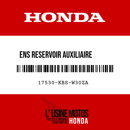 image de 17530-KBS-W30ZA ENS RESERVOIR AUXILIAIRE     ESSENCE NH194MU 