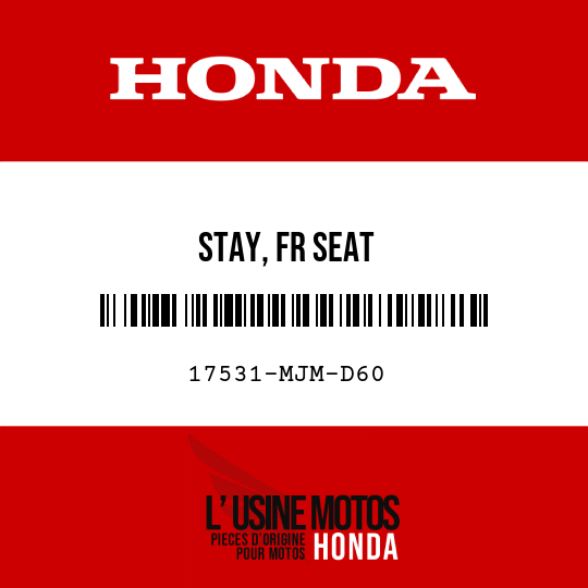 image de 17531-MJM-D60 STAY, FR SEAT