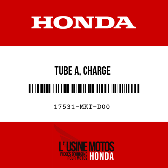 image de 17531-MKT-D00 TUBE A, CHARGE