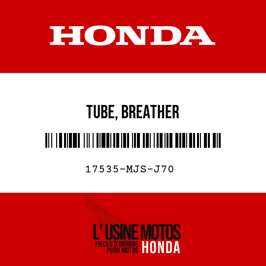 image de 17535-MJS-J70 TUBE, BREATHER