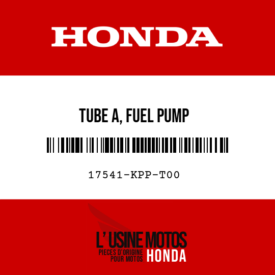 image de 17541-KPP-T00 TUBE A, FUEL PUMP