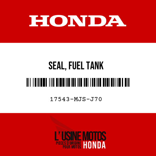 image de 17543-MJS-J70 SEAL, FUEL TANK