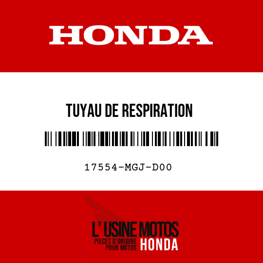 image de 17554-MGJ-D00 TUYAU DE RESPIRATION
