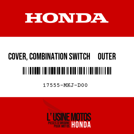 image de 17555-MKJ-D00 COVER, COMBINATION SWITCH     OUTER
