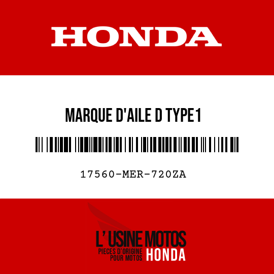 image de 17560-MER-720ZA MARQUE D'AILE D TYPE1