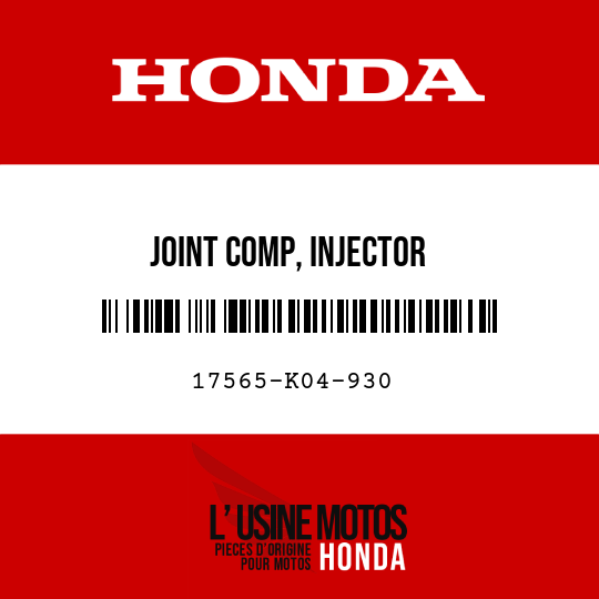 image de 17565-K04-930 JOINT COMP, INJECTOR