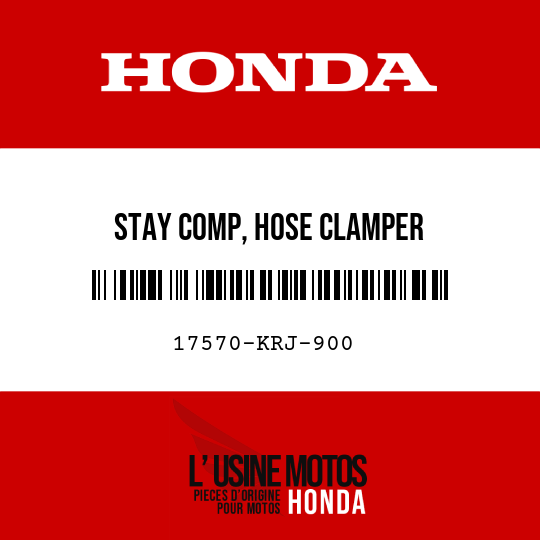 image de 17570-KRJ-900 STAY COMP, HOSE CLAMPER