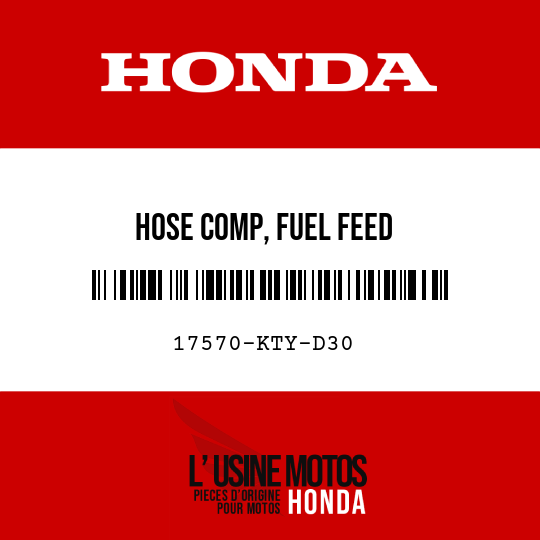 image de 17570-KTY-D30 HOSE COMP, FUEL FEED