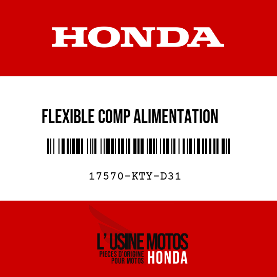 image de 17570-KTY-D31 FLEXIBLE COMP ALIMENTATION   ESSENCE