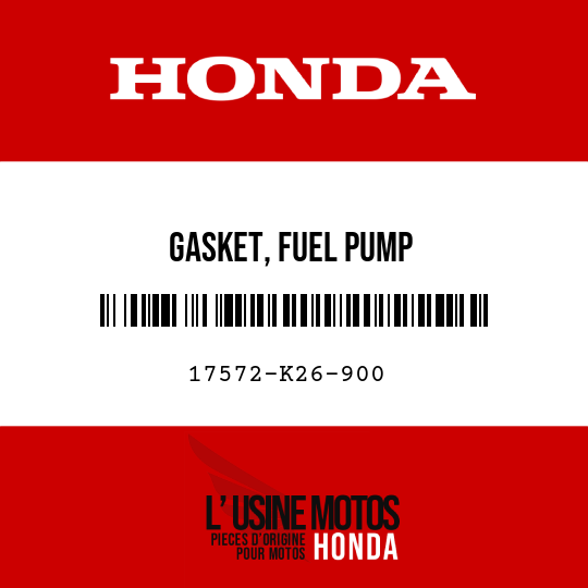 image de 17572-K26-900 GASKET, FUEL PUMP