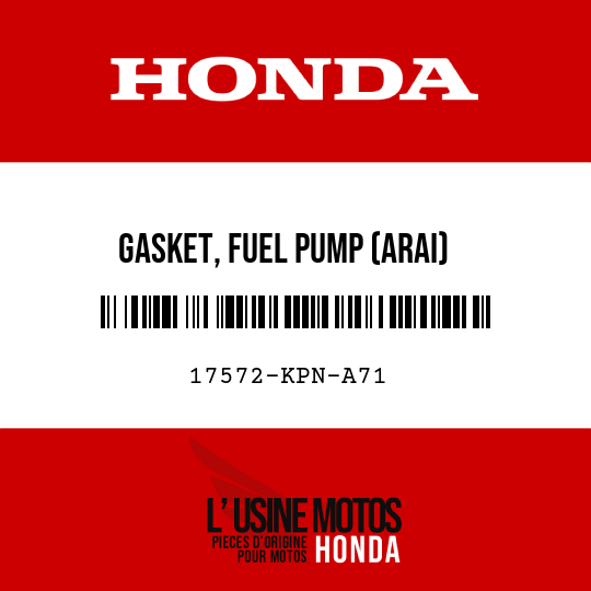 image de 17572-KPN-A71 GASKET, FUEL PUMP (ARAI)