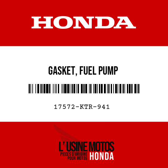 image de 17572-KTR-941 GASKET, FUEL PUMP