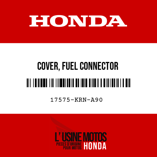 image de 17575-KRN-A90 COVER, FUEL CONNECTOR