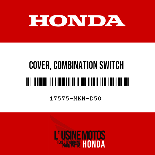 image de 17575-MKN-D50 COVER, COMBINATION SWITCH