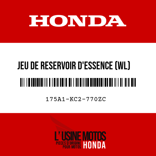 image de 175A1-KC2-770ZC JEU DE RESERVOIR D'ESSENCE (WL) R101CU