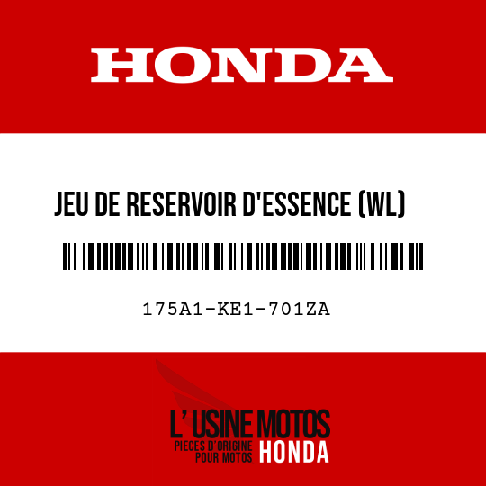 image de 175A1-KE1-701ZA JEU DE RESERVOIR D'ESSENCE (WL) R119 