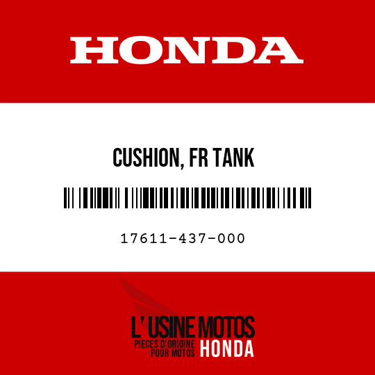 image de 17611-437-000 CUSHION, FR TANK