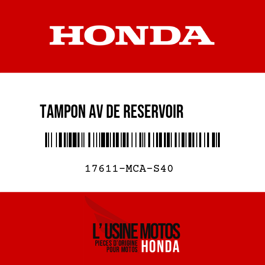 image de 17611-MCA-S40 TAMPON AV DE RESERVOIR       ESSENCE