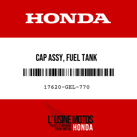 image de 17620-GEL-770 CAP ASSY, FUEL TANK