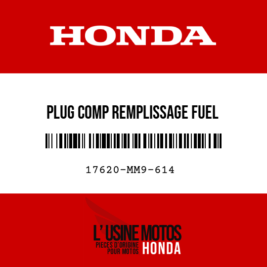 image de 17620-MM9-614 PLUG COMP REMPLISSAGE FUEL