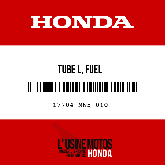 image de 17704-MN5-010 TUBE L, FUEL