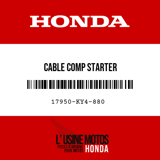 image de 17950-KY4-880 CABLE COMP STARTER
