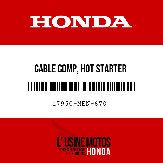 image de 17950-MEN-670 CABLE COMP, HOT STARTER
