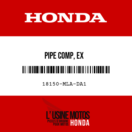 image de 18150-MLA-DA1 PIPE COMP, EX