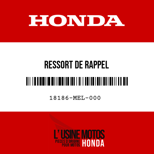 image de 18186-MEL-000 RESSORT DE RAPPEL