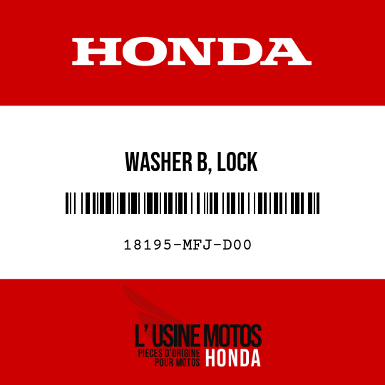image de 18195-MFJ-D00 WASHER B, LOCK