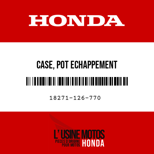 image de 18271-126-770 CASE, POT ECHAPPEMENT