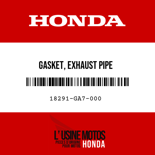 image de 18291-GA7-000 GASKET, EXHAUST PIPE