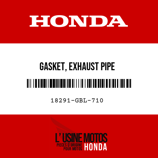 image de 18291-GBL-710 GASKET, EXHAUST PIPE