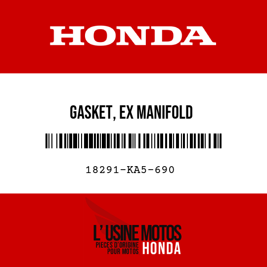 image de 18291-KA5-690 GASKET, EX MANIFOLD