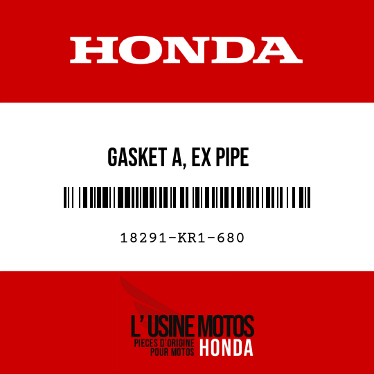 image de 18291-KR1-680 GASKET A, EX PIPE