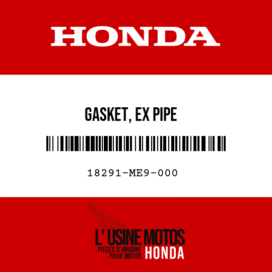 image de 18291-ME9-000 GASKET, EX PIPE