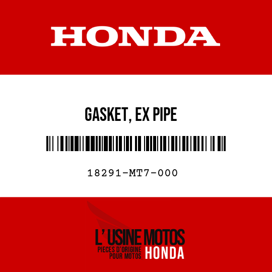 image de 18291-MT7-000 GASKET, EX PIPE