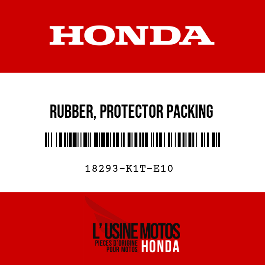 image de 18293-K1T-E10 RUBBER, PROTECTOR PACKING