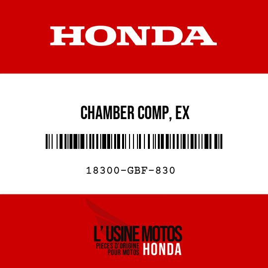 image de 18300-GBF-830 CHAMBER COMP, EX