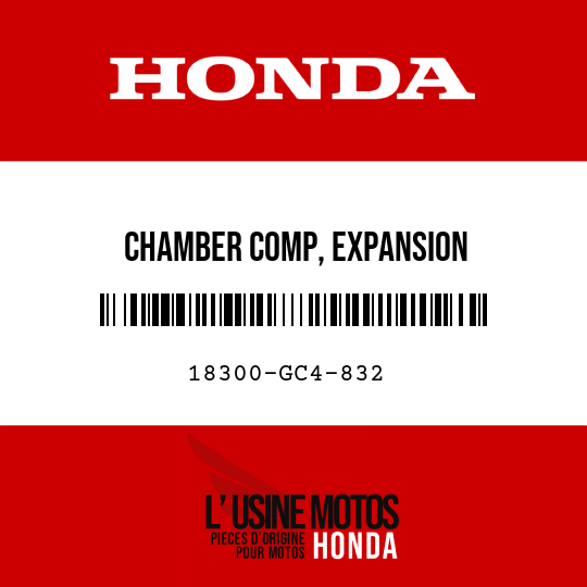 image de 18300-GC4-832 CHAMBER COMP, EXPANSION